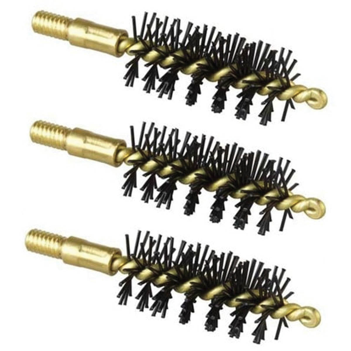 Brownells .22 Cal #8-32 Male Heavy Weight Bore Brush, Pack of 3