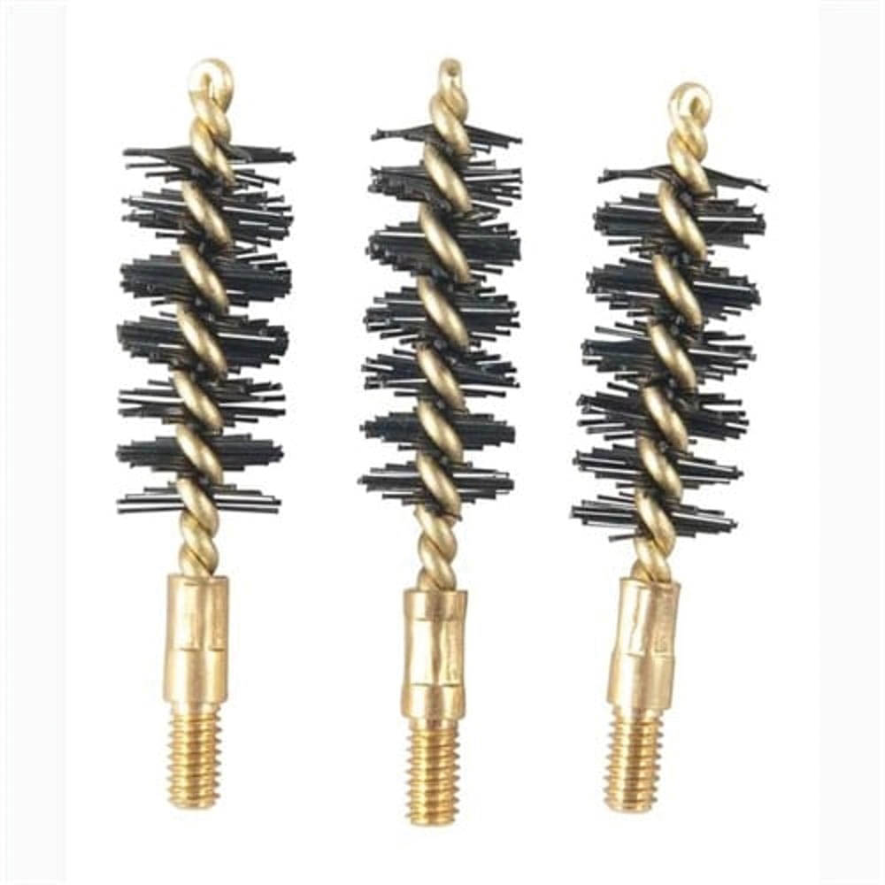 Brownells .40 Cal/.41 Cal/10mm #8-32 Male Heavy Weight Bore Brush, Pack of 3