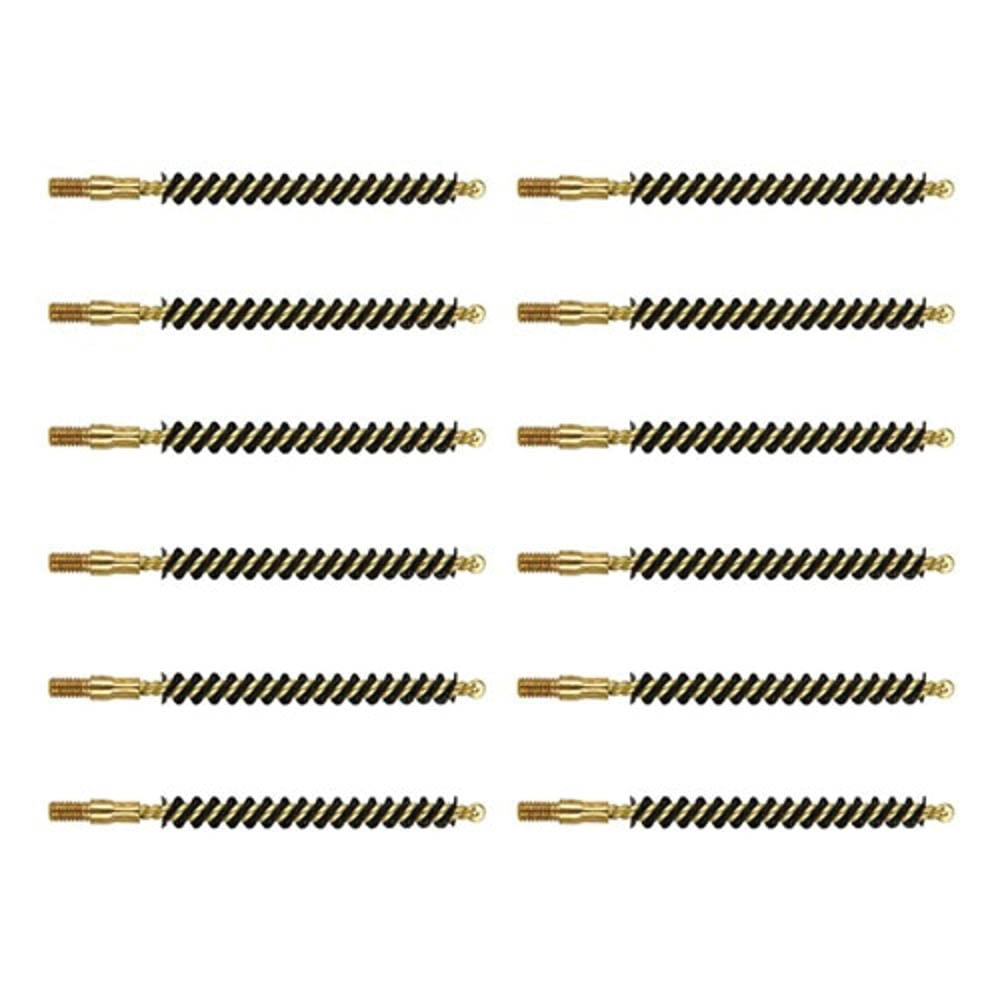 Brownells .22 Cal #8-32 Male Heavy Weight Rimfire Bore Brush, Pack of 12