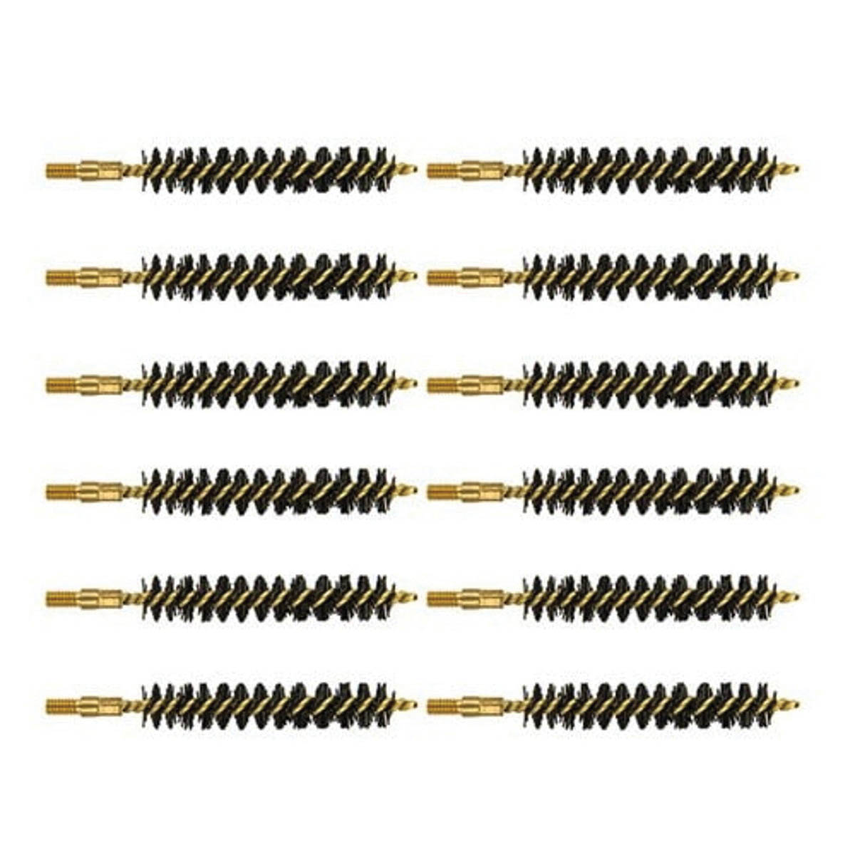 Brownells .375 Cal #8-32 Male Heavy Weight Bore Brush, Pack of 12