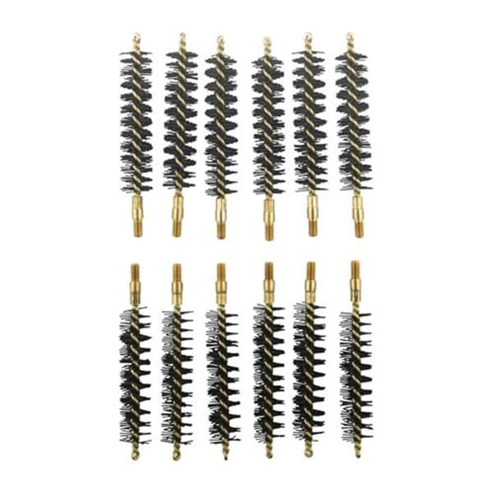 Brownells .50 Cal #8-32 Male Heavy Weight Bore Brush, Pack of 12