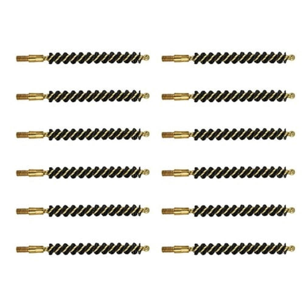 Brownells 6.5mm #8-32 Male Heavy Weight Bore Brush, Pack of 12