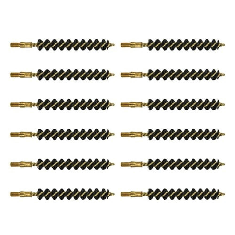 Brownells 8mm #8-32 Male Heavy Weight Bore Brush, Pack of 12