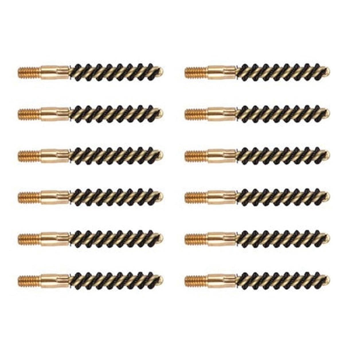Brownells .22 Cal #8-32 Male Heavy Weight Bore Brush, Pack of 12