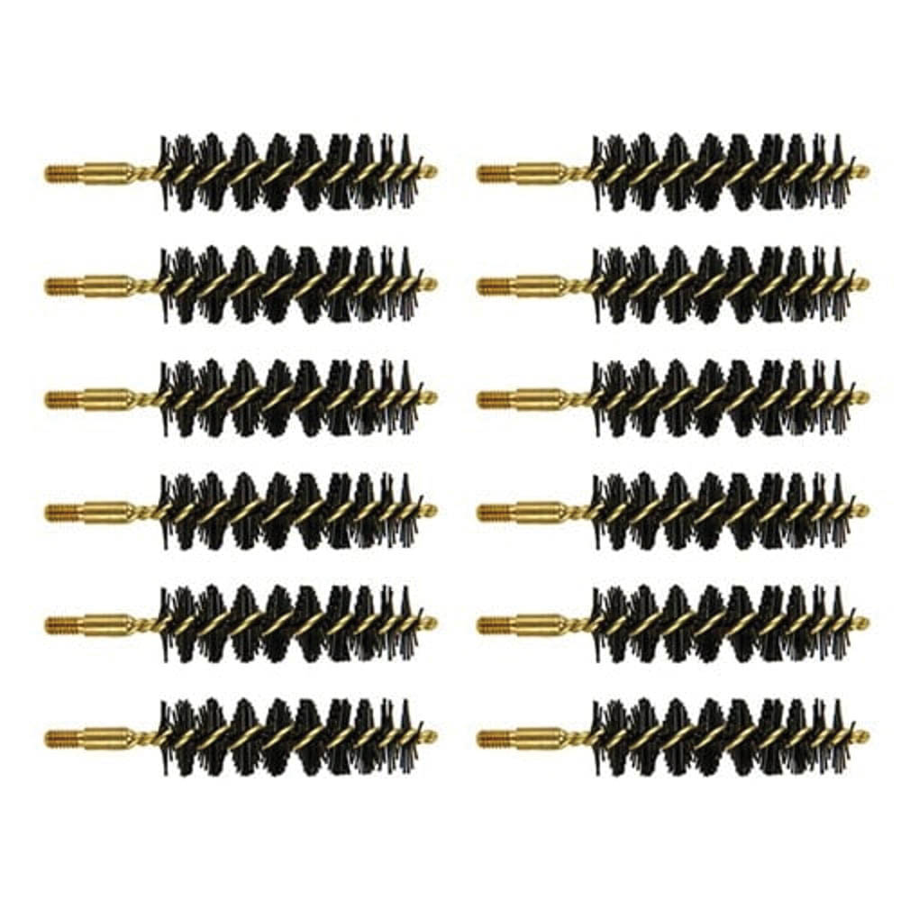 Brownells .58 Cal #8-32 Male Black Powder Heavy Weight Bore Brush, Pack of 12
