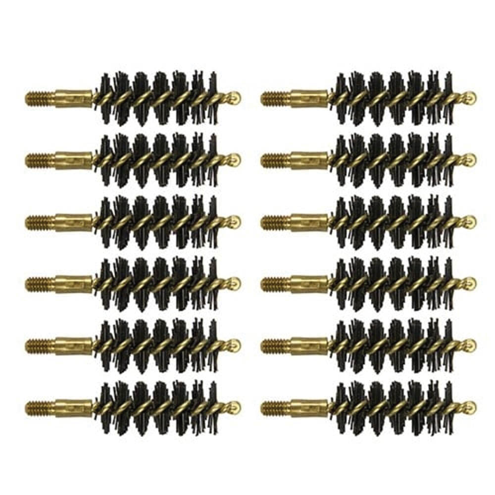 Brownells .50 Cal #8-32 Male Heavy Weight Bore Brush, Pack of 12 - Brownells