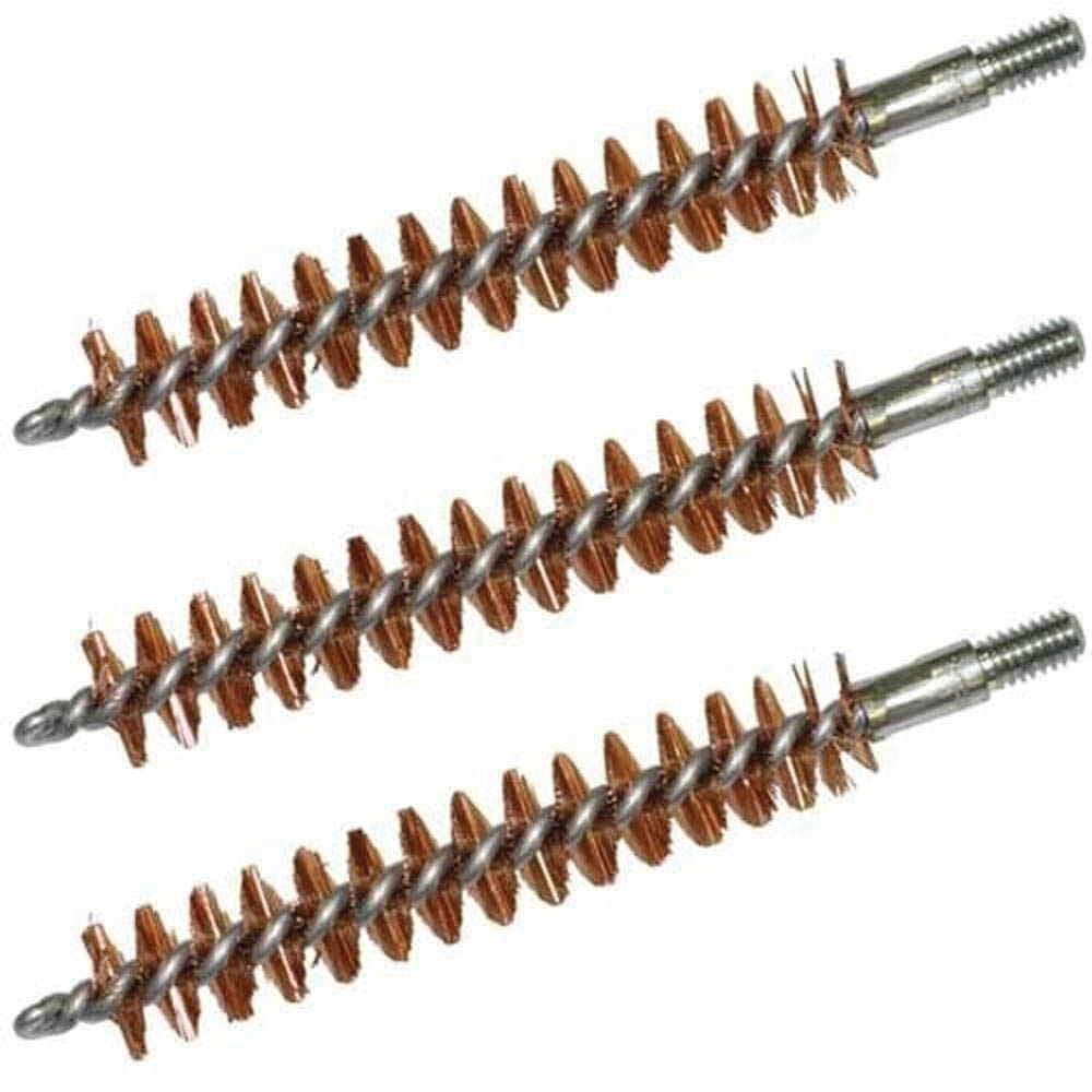 Brownells .222 Remington/.223 Remington/.300 AAC Blackout #8-32 Male Chamber Brush, Pack of 3