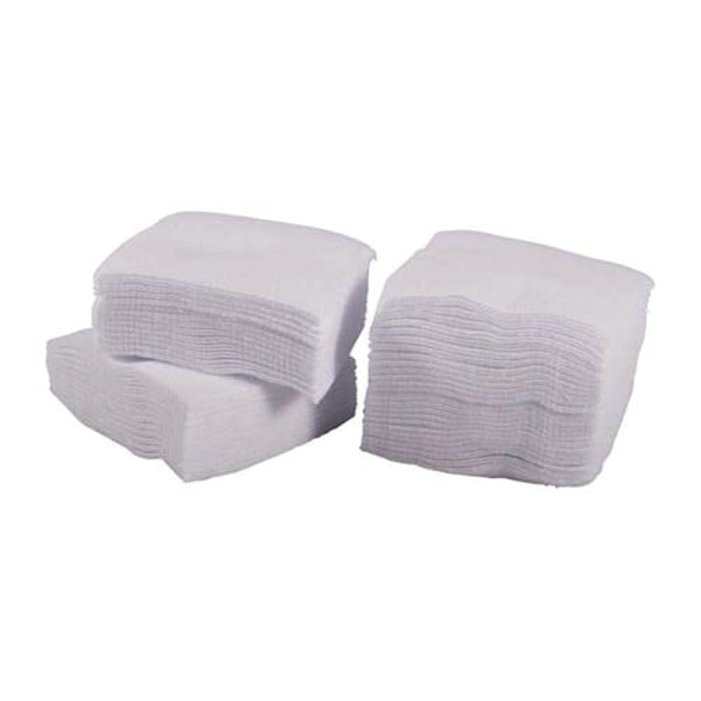 Brownells 12 Gauge/16 Gauge 3" x 3" Square Flannel Patch, White Pack of 100