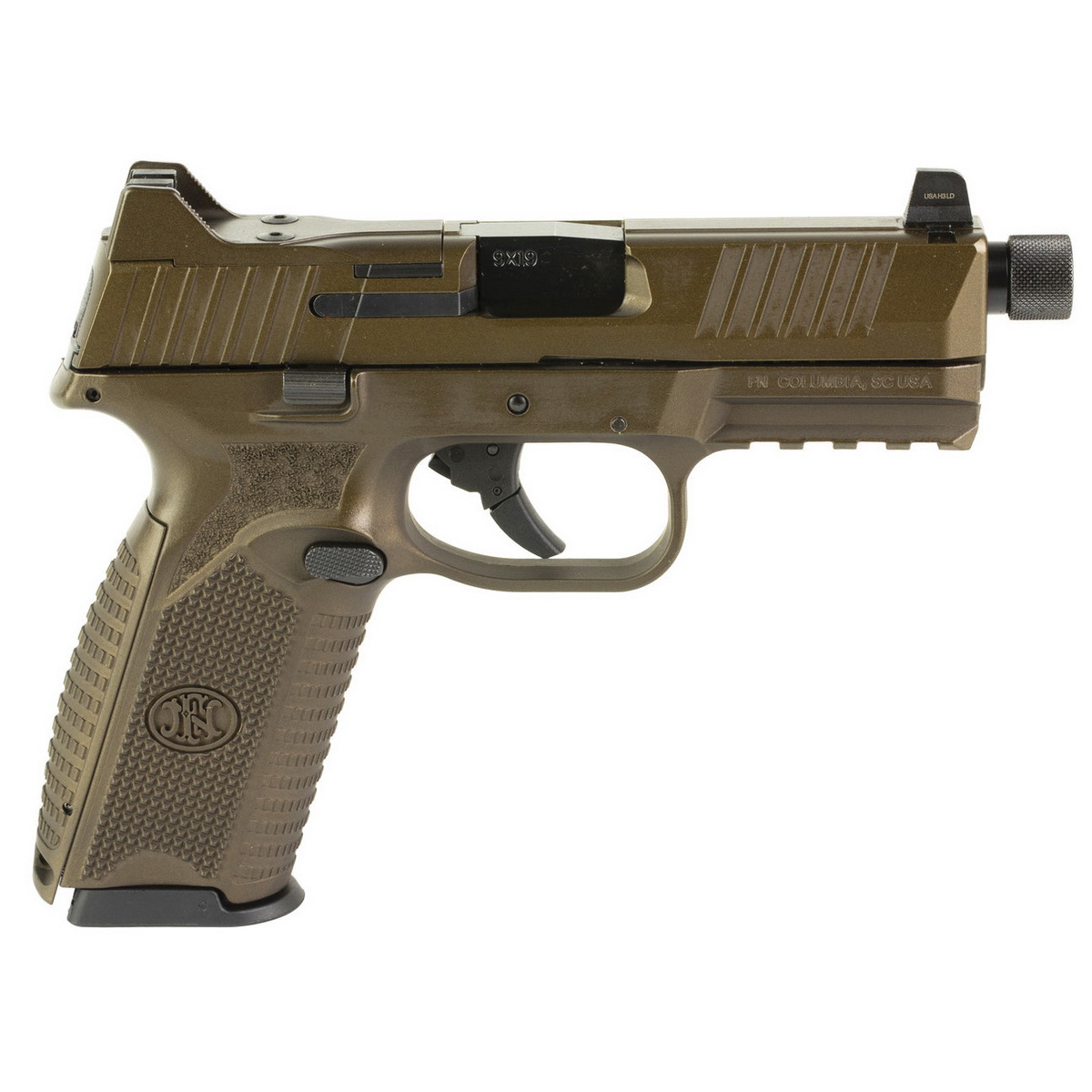 FN America 509 Tactical 9mm 4.50" 10rds Pistol, Bronze - 66-101832 - Fnh