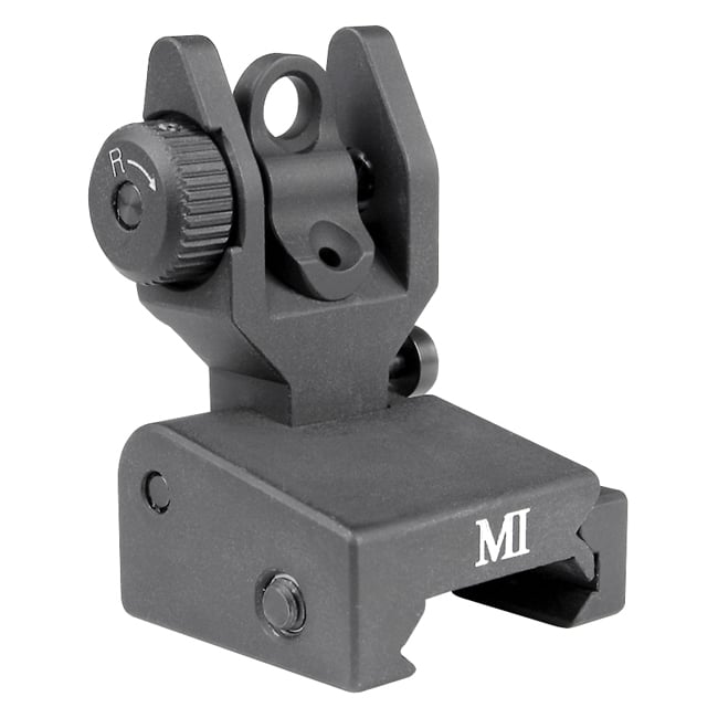 Midwest Industries SPLP Flip-up Rear Sight, Black - MCTAR-SPLP - Midwest Industries