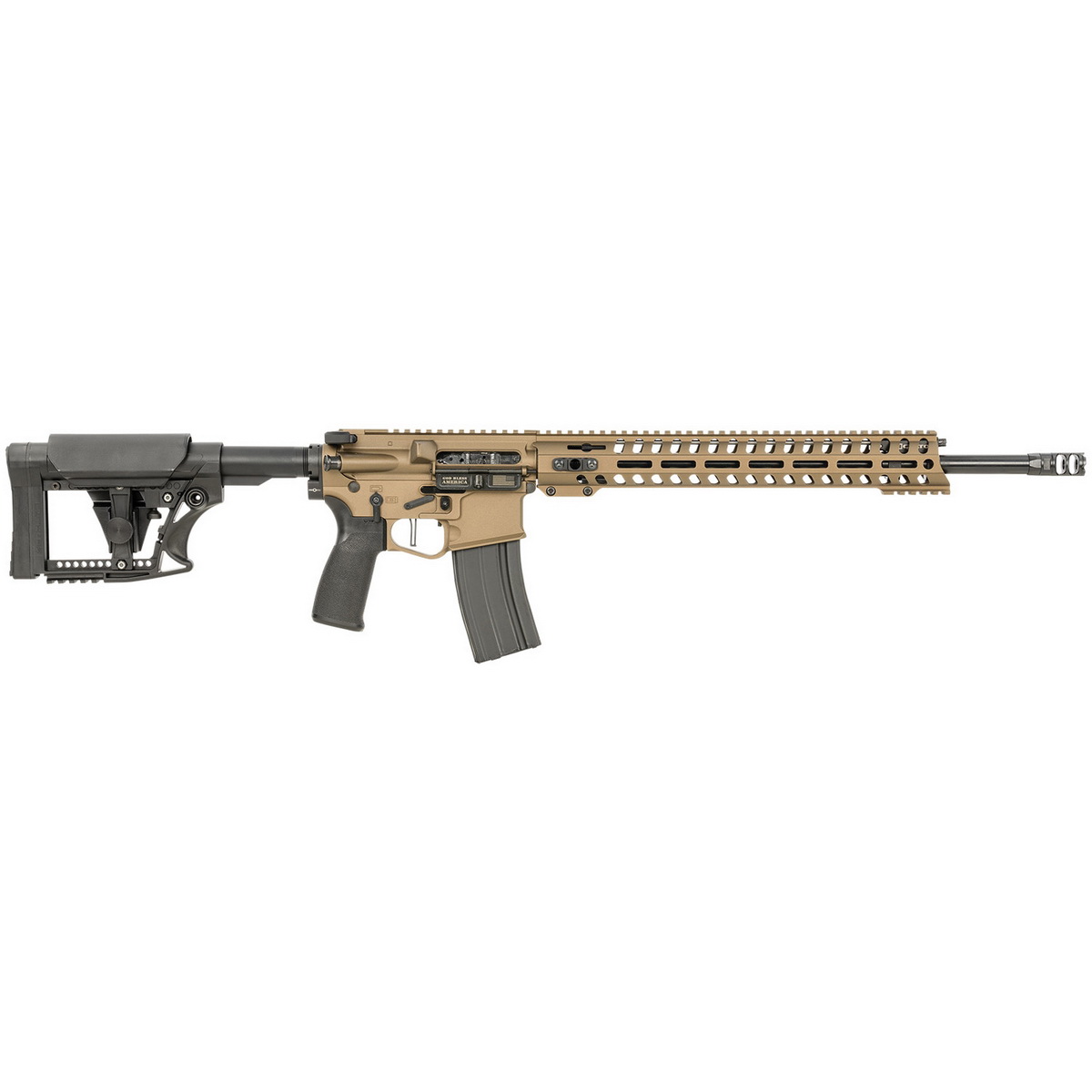 POF-USA Renegade+ 6mm ARC 18.50" AR Rifle, Bronze - 01896 - Pof-Usa