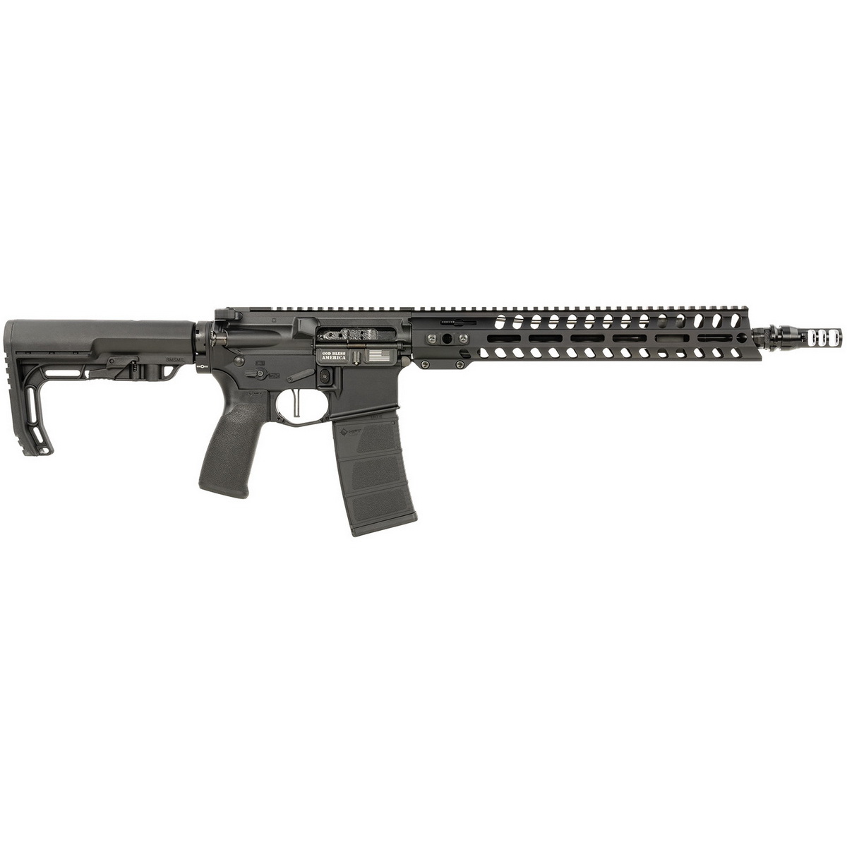 POF-USA Minuteman 5.56x45mm 13.75" AR Rifle, Black - 02045 - Pof-Usa