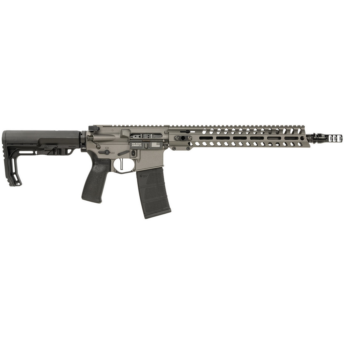 POF-USA Minuteman 5.56x45mm 13.75" AR Rifle, Tungsten - 02046 - Pof-Usa
