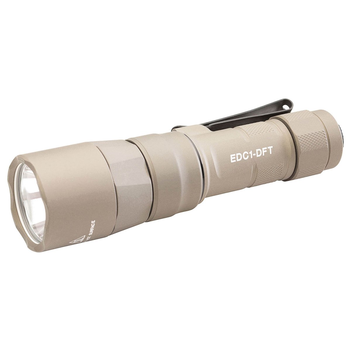 Surefire EDC1-DFT Turbo Flashlight - 650 lm Durable Tactical Flashlight - EDC1-DFT-TN - Surefire