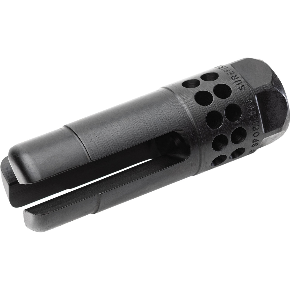 Surefire Warcomp Sport Flash Hider 5/8-24, Black - Tactical Flash Hider for Enhanced Stealth and Shooting Accuracy - WARCOMP-SPORT-762-5-8-24 - Surefire