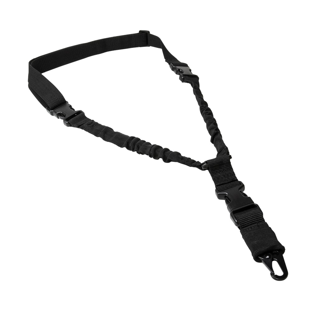 VISM Deluxe Single Point Sling 30" - 38", Black - High-Durability, Tactical Comfort, Quick-Release Design - ADBS1PB - Ncstar
