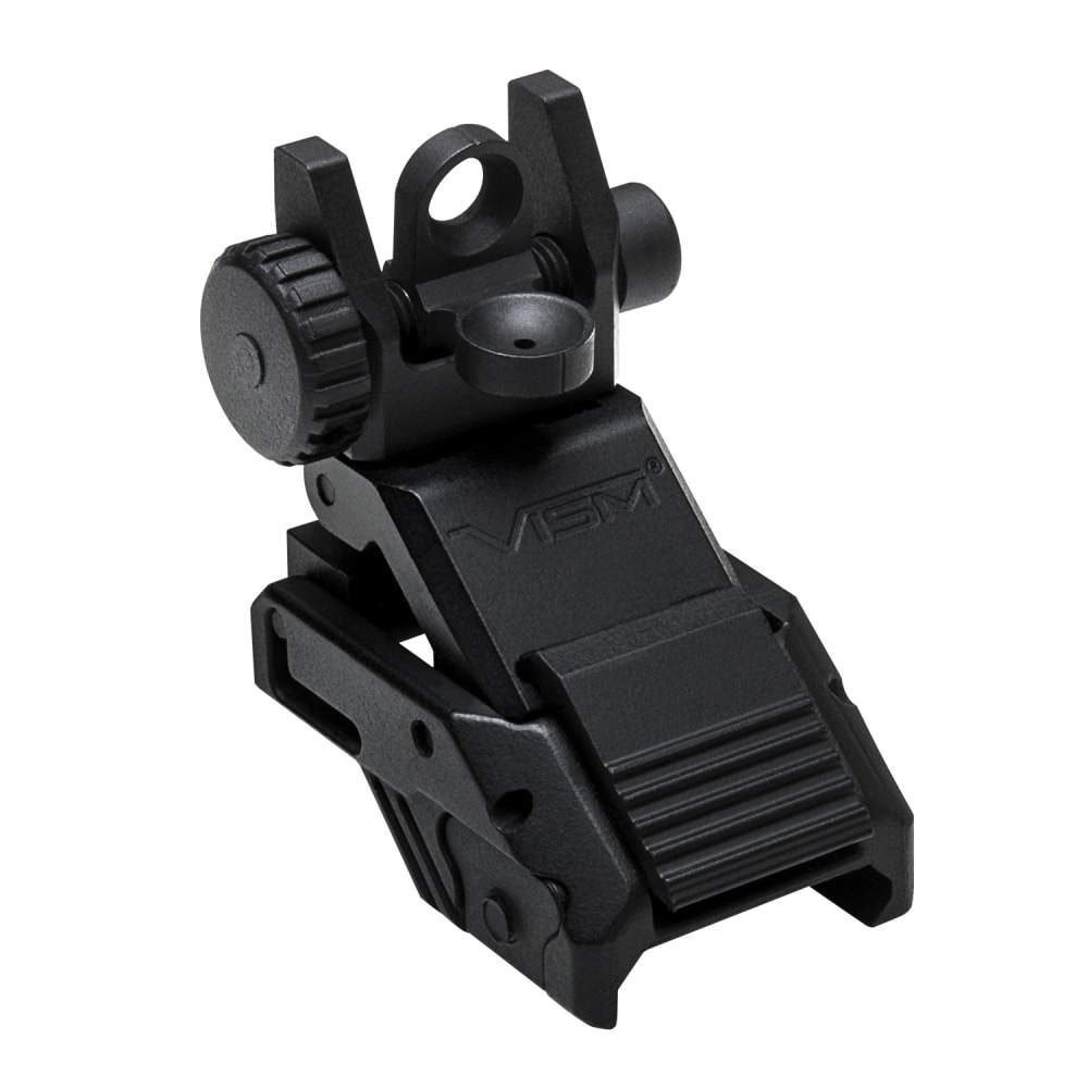 VISM Pro Flip-Up Sight - Rear Tactical Sight for Enhanced Precision - VMARFLR