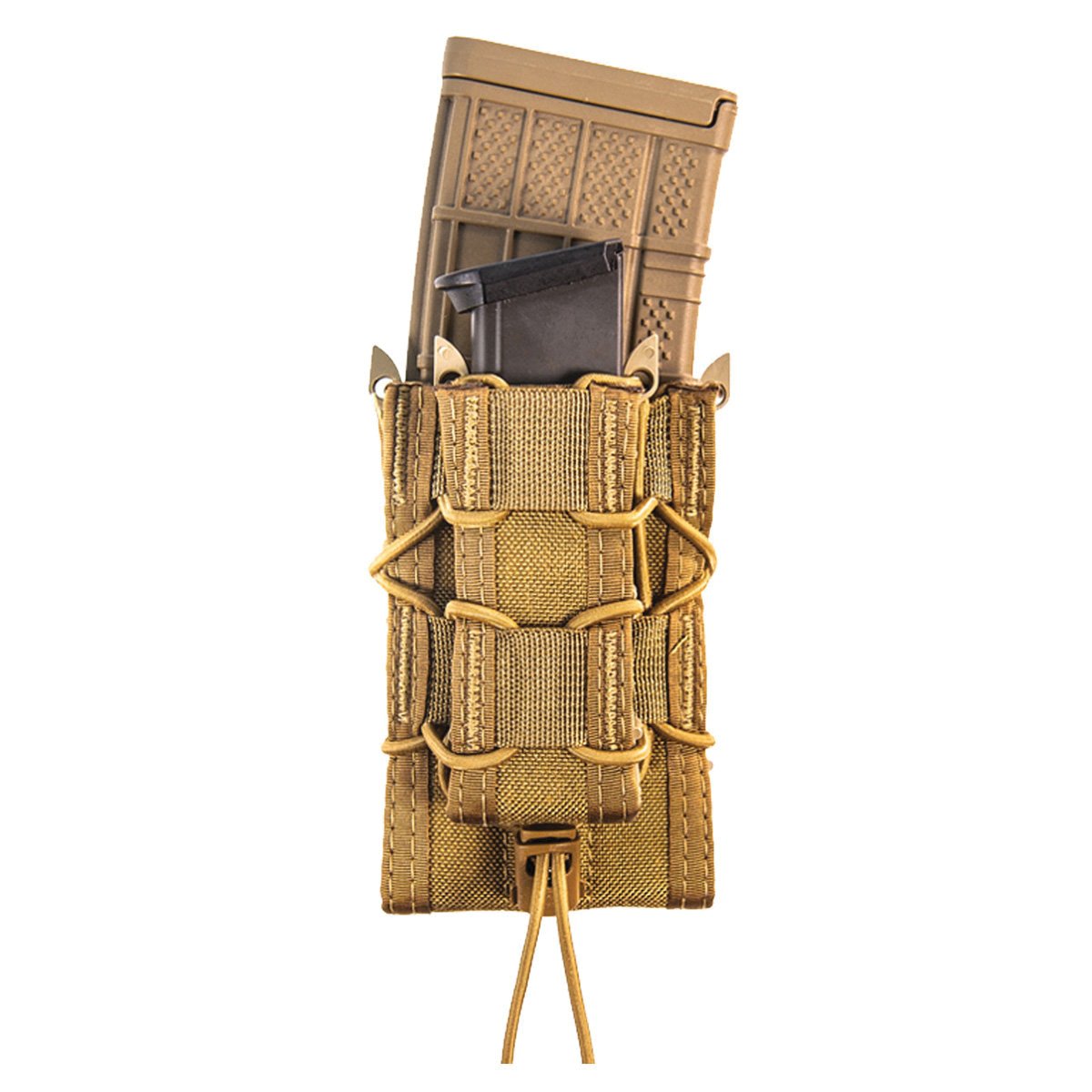 High Speed Gear Double Decker Taco LT Magazine Molle Pouch - Coyote Brown Durable MOLLE Pouch for Magazines - 17DD00CB - High Speed Gear Inc.