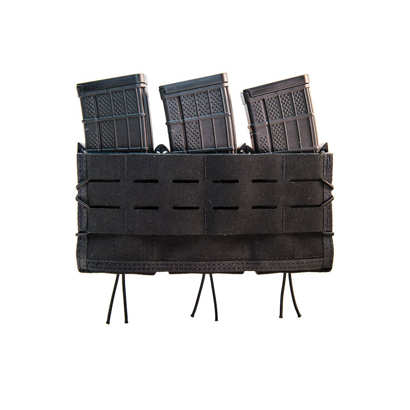High Speed Gear Duty Double Decker Taco Shingle High-Density Black Magazine Pouch - Rugged Solution for Magazine Storage - 45DD00BK - High Speed Gear Inc.