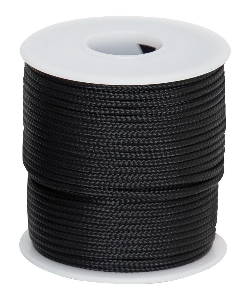 Rothco Rothco 95Lb Micro Cord 100Ft Spool - Black