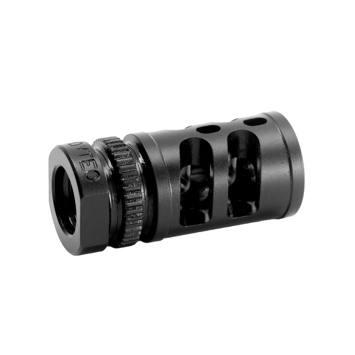 GrovTec G-Comp Compensator 1/2-28, Black - Enhanced Recoil Control - GTHM351 - Grovtec Us Inc