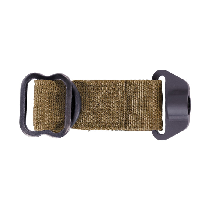 GrovTec Sling Tail Buttstock Push Button Base Adapter in Coyote Brown - Versatile Adapter for Sling Attachment - GTSL357