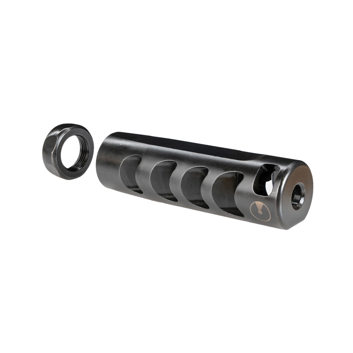 Ultradyne Apollo LR Muzzle Brake 5/8-24, Black - High-Efficiency Muzzle Brake for Enhanced Long Range Shooting Performance - UD11240 - Ultradyne