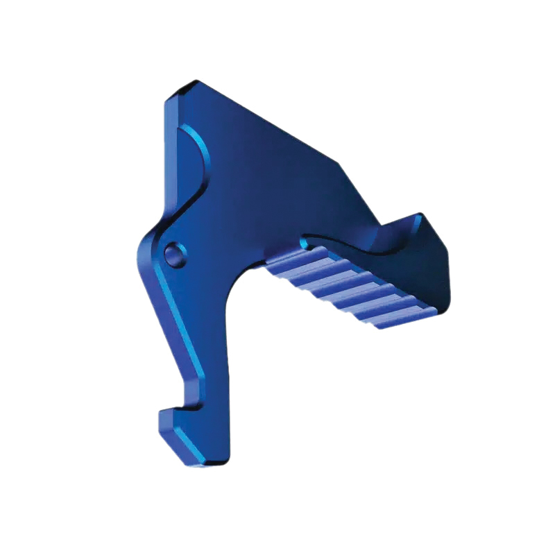 Rise Armament Extended Charging Handle Latch, Patriot Blue - Enhanced Manipulation and Control - RA212GIBLU - Rise Armament