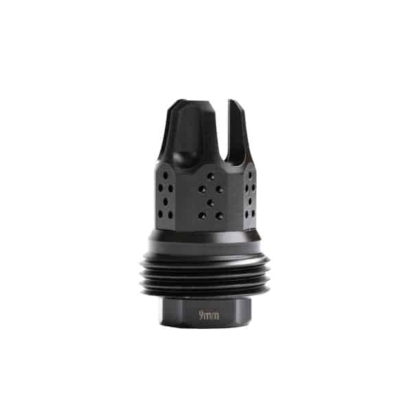 JK Armament HD War Eagle Compensator/Flash Hider 1/2-28, Black - Versatile Compensator and Flash Hider for Precision Shooting - JK-MD-HDCF928 - Jk Armament