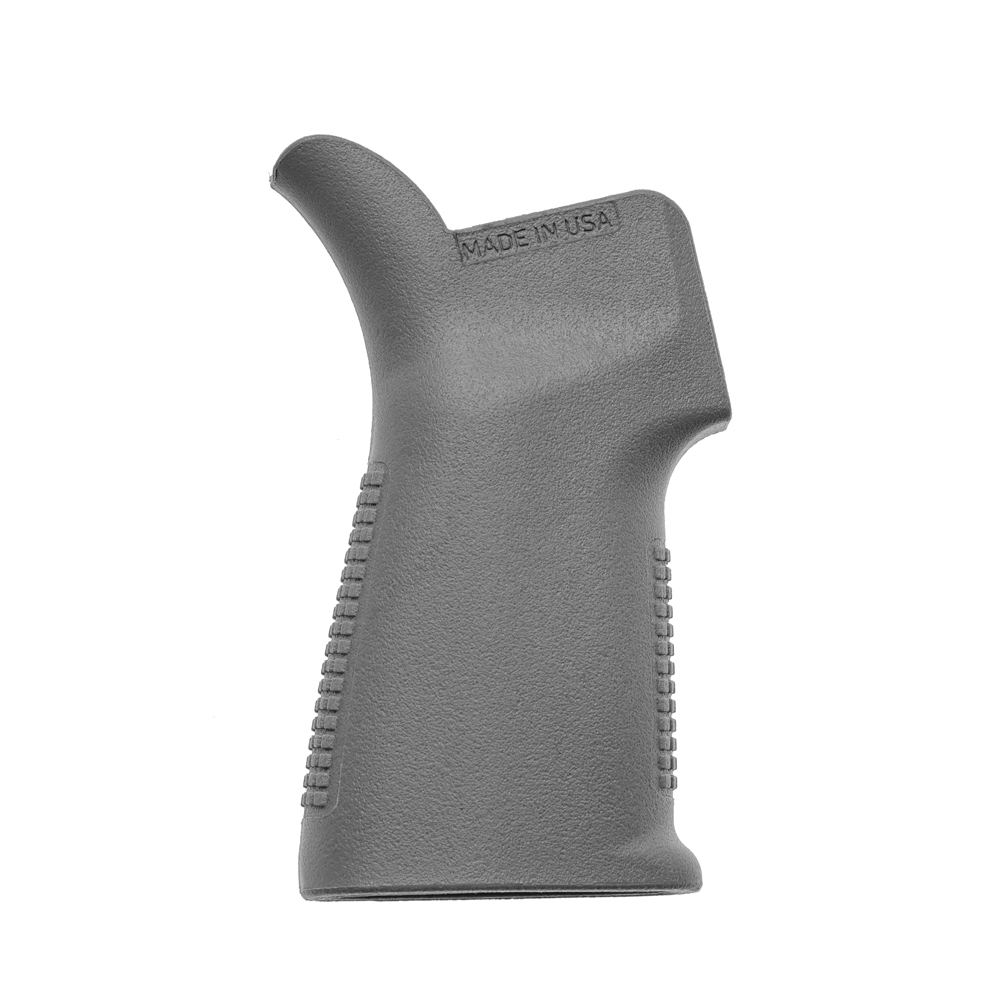 Reptilia LLC CQG Pistol Grip Fits Knight's Armament SR25, Gray - Ergonomic and Reliable Grip Solution - 100-181 - Reptilia