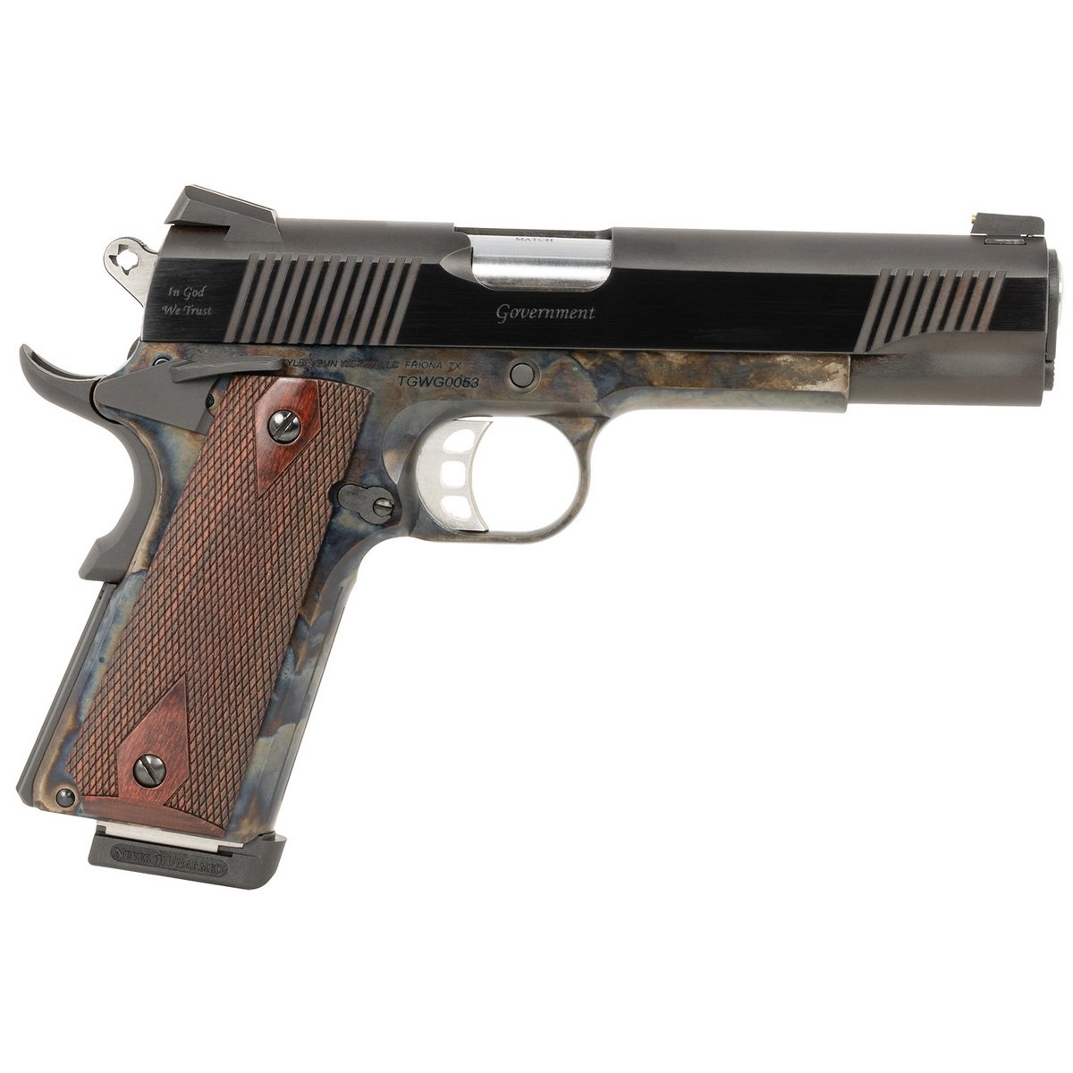 Tyler Gun Works Custom 1911 Government .45 ACP 5" 7rds Pistol - Premium Government Model in .45 ACP - TGWGVCC45 - Tyler Gun Works