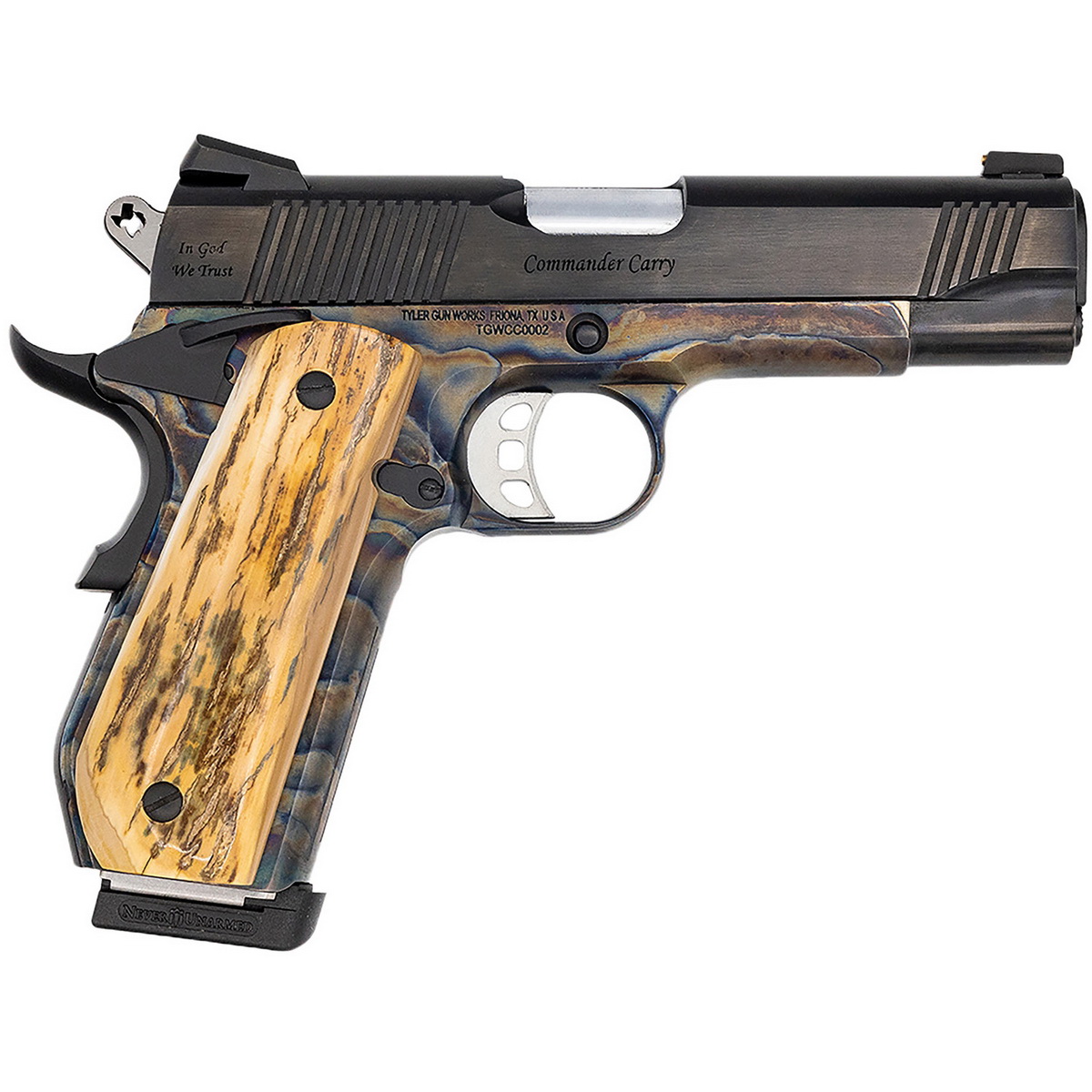 Tyler Gun Works Custom 1911 Government .45 ACP 5" 7rds Pistol - Custom Government 1911 with Expert Craftsmanship - TGWGVCC45M - Tyler Gun Works