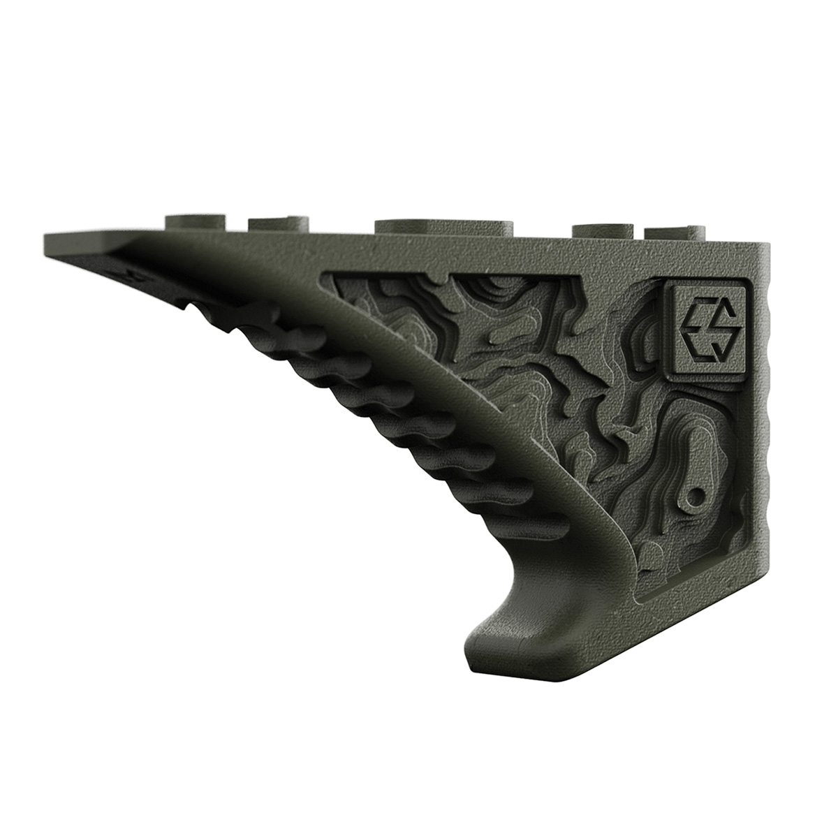 Edgar Sherman Design M-LOK Enhanced Foregrip, Green - Superior Control with M-LOK Enhanced Foregrip - EFG-1.5-RG - Edgar Sherman Design