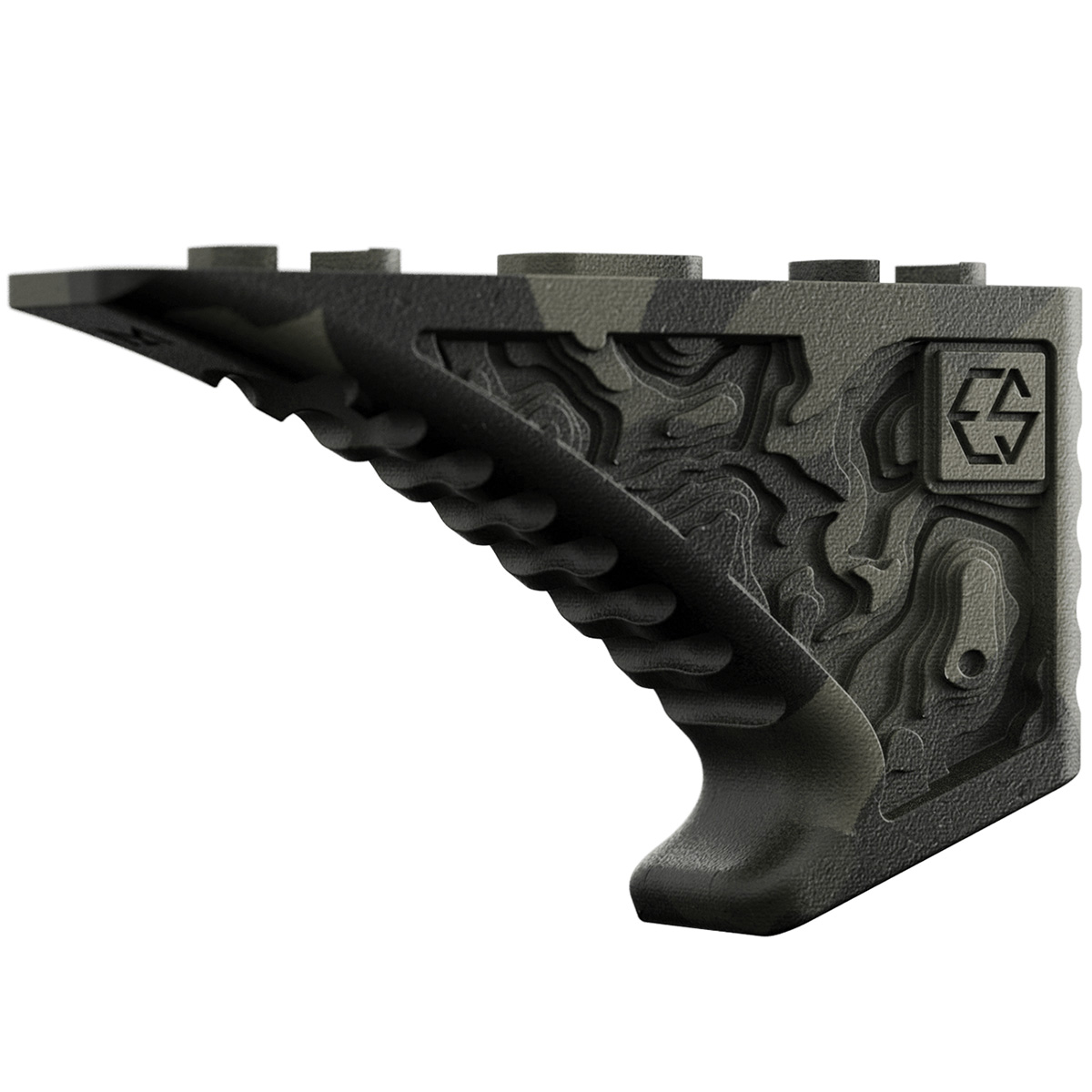 Edgar Sherman Design M-LOK Enhanced Foregrip, Multicam Black - Advanced Handling with M-LOK Foregrip - EFG-1.5-MCB - Edgar Sherman Design