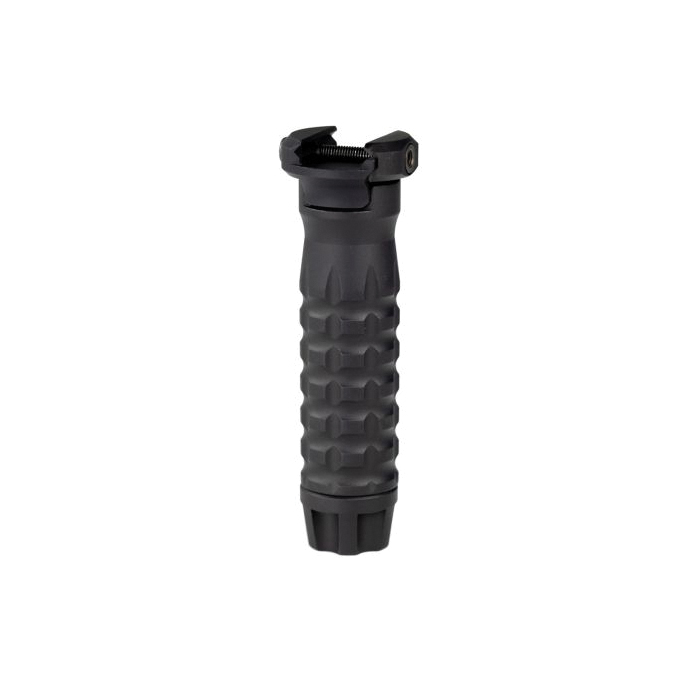 Samson Manufacturing Grenade Style Long Vertical Foregrip, Black - Enhanced Grip & Control - 04-06098-01 - Samson