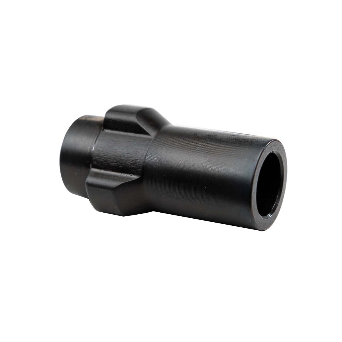 Angstadt Arms 3-Lug Muzzle Adapter 1/2-28, Black - Secure and Quick Attachment for Suppressors - AA093LSD28 - Angstadt Arms