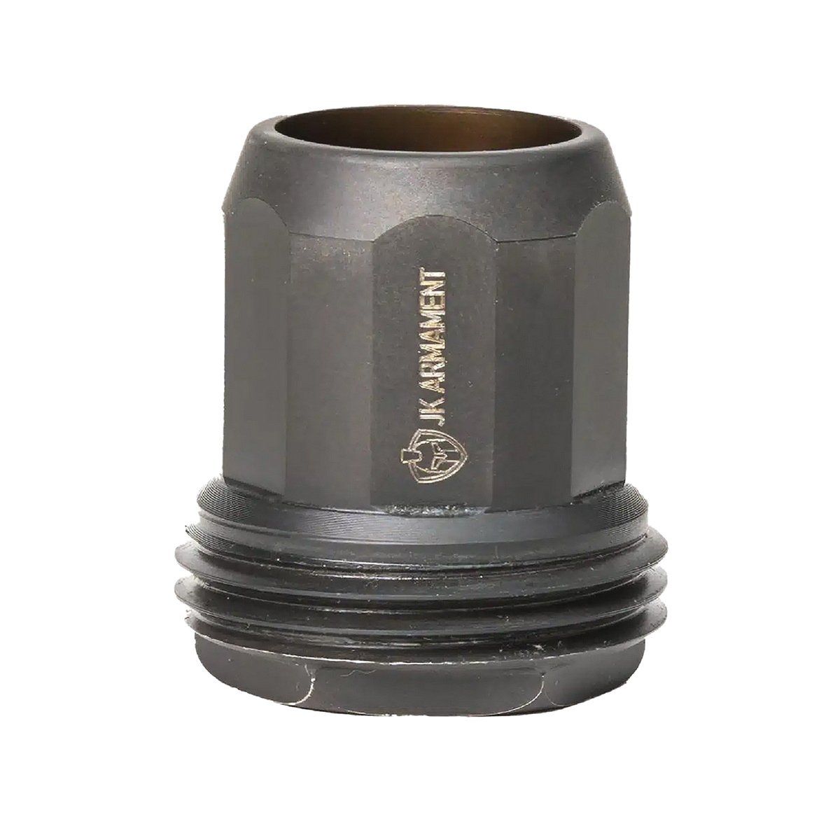 JK Armament Bald Eagle Compensator M22x0.75 Fits Saiga 195, Black - Reliable, Effective Recoil Control - JK-MD-HDBE12-M22X.75 - Jk Armament