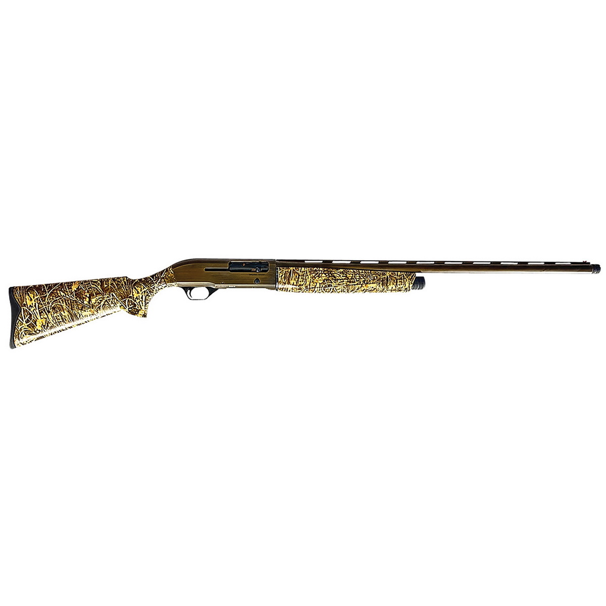 McCoy 1727 Field 12 Gauge 28" Semi-Auto Shotgun, Grass Camo - Concealed for Field Conditions - MC172701 - Mccoy