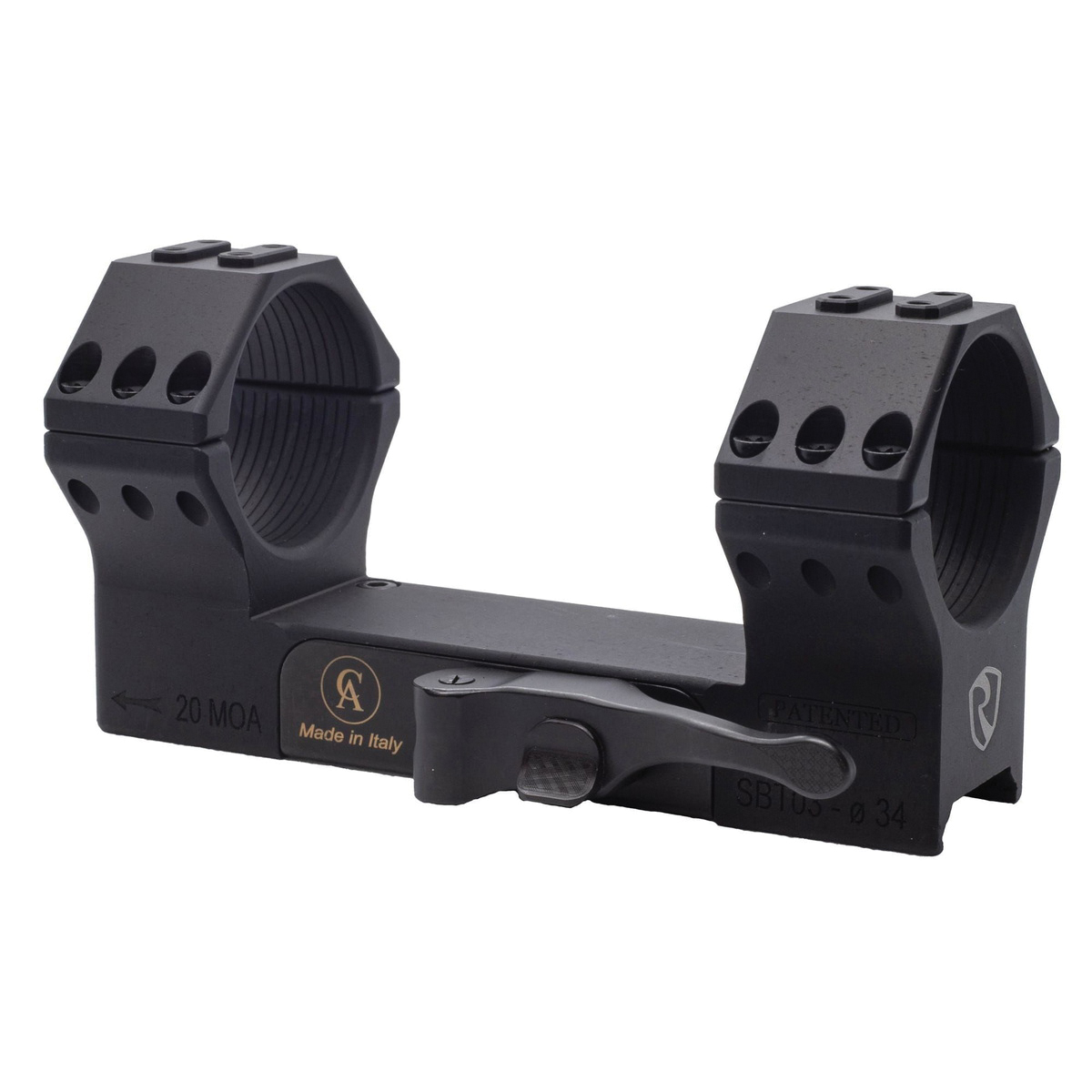 Riton Contessa Quick Detach Scope Mount 30mm Tube - Efficient Picatinny Rail Quick-Detach Scope Mount - XRC30QD23 - Riton