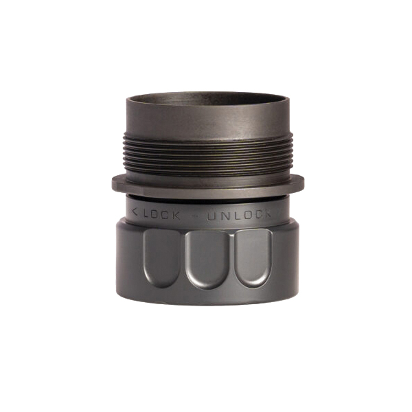 Rugged Suppressor RUM Rugged Universal Mount 1-3/8-24, Black - Secure and Versatile Mounting - RUM001 - Rugged Suppressors