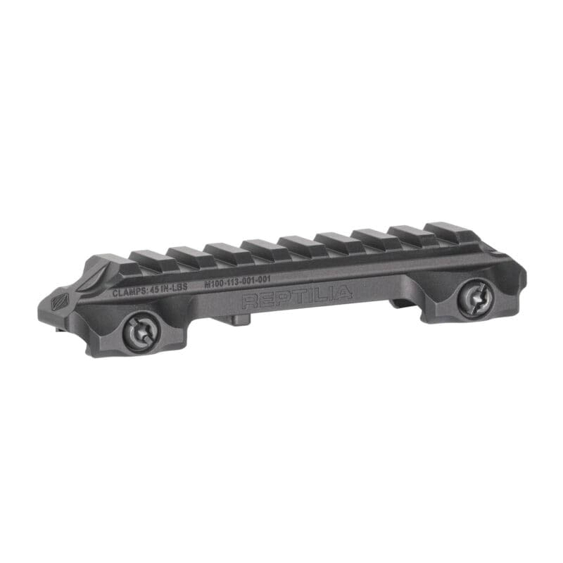 Reptilia LLC RMU 9-Slot Riser Mount 0.63" Mil-Std 1913 Picatinny Rail - Enhanced Optic Height - 100-270 - Reptilia