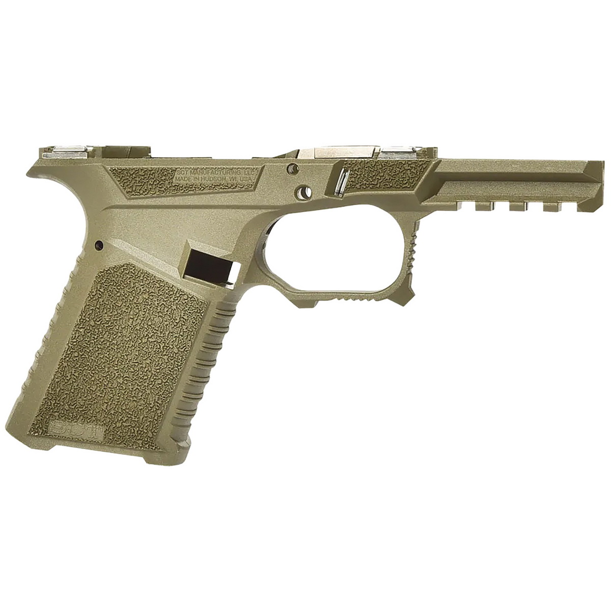 SCT Manufacturing SCT 19 Frame Compact Fits Glock G19/G23/G32, OD Green - 0225000100IB - Sct Manufacturing