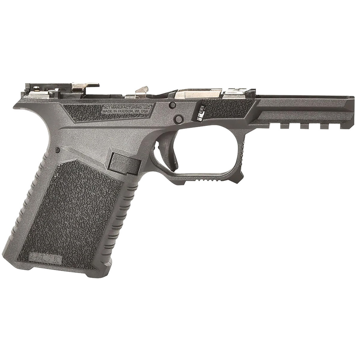 SCT Manufacturing SCT 19 Compact Frame Fits Glock G19/G23/G32 - Black, Enhanced Frame for Improved Glock Ergonomics and Performance - 226000000 - Sct Manufacturing