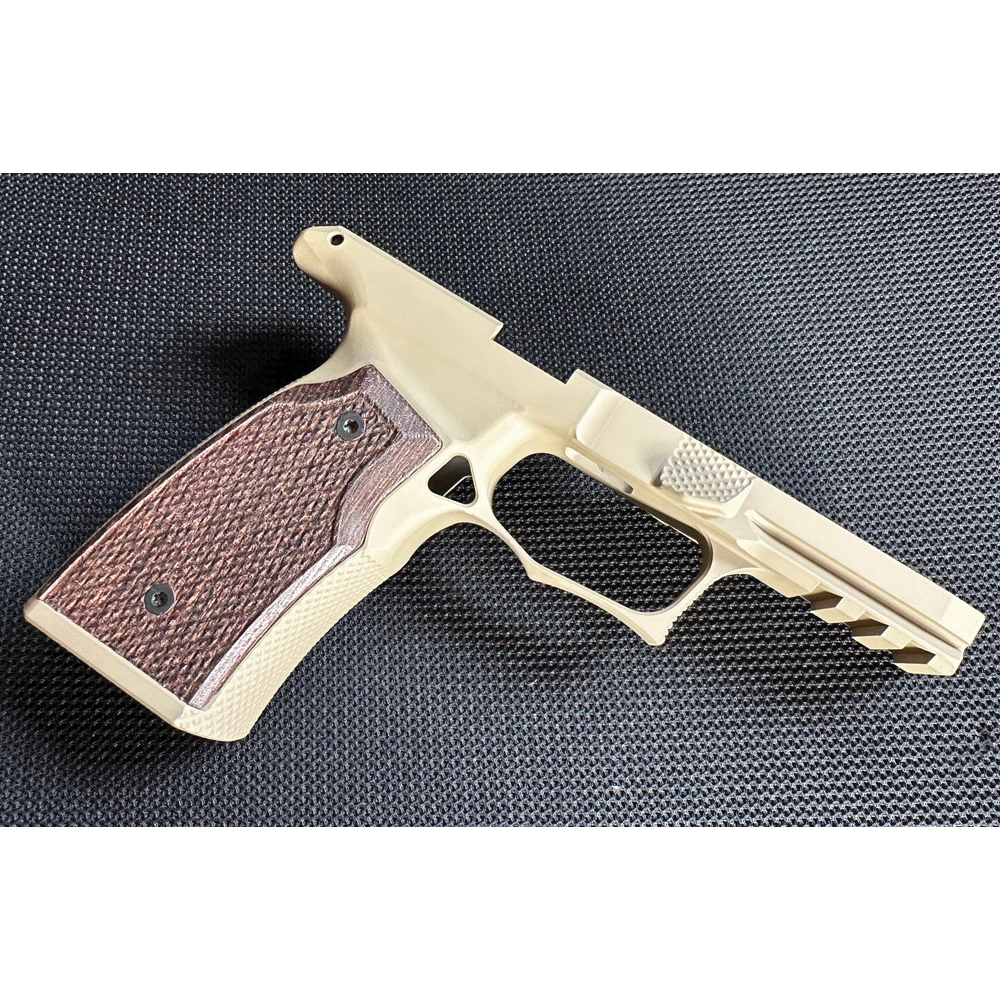 Sharps Bros Gen 2 Grip Module Fits Sig P365 XMacro - Flat Dark Earth, Premium Grip with Improved Handling - SBGM06-G2 - Sharps Bros