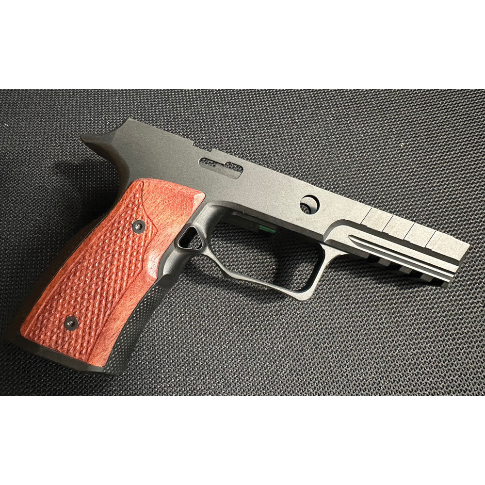 Sharps Bros Grip Module Fits Sig P320 - Black, High-Durability Grip Module for Enhanced Control and Customization - SBGM09 - Sharps Bros