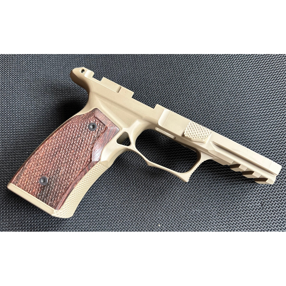 Sharps Bros Gen 2 Grip Module for Sig P365 XMacro - Flat Dark Earth, Tactical Grip Module for Improved Handling and Customization - SBGM08-G2 - Sharps Bros
