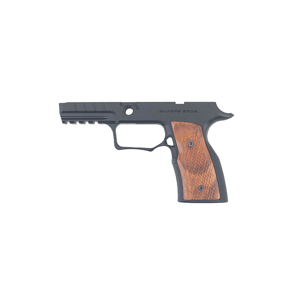 Sharps Bros Grip Module for Sig P320 - Black, High-Performance Grip Module for Enhanced Control and Comfort - SGBM11 - Sharps Bros