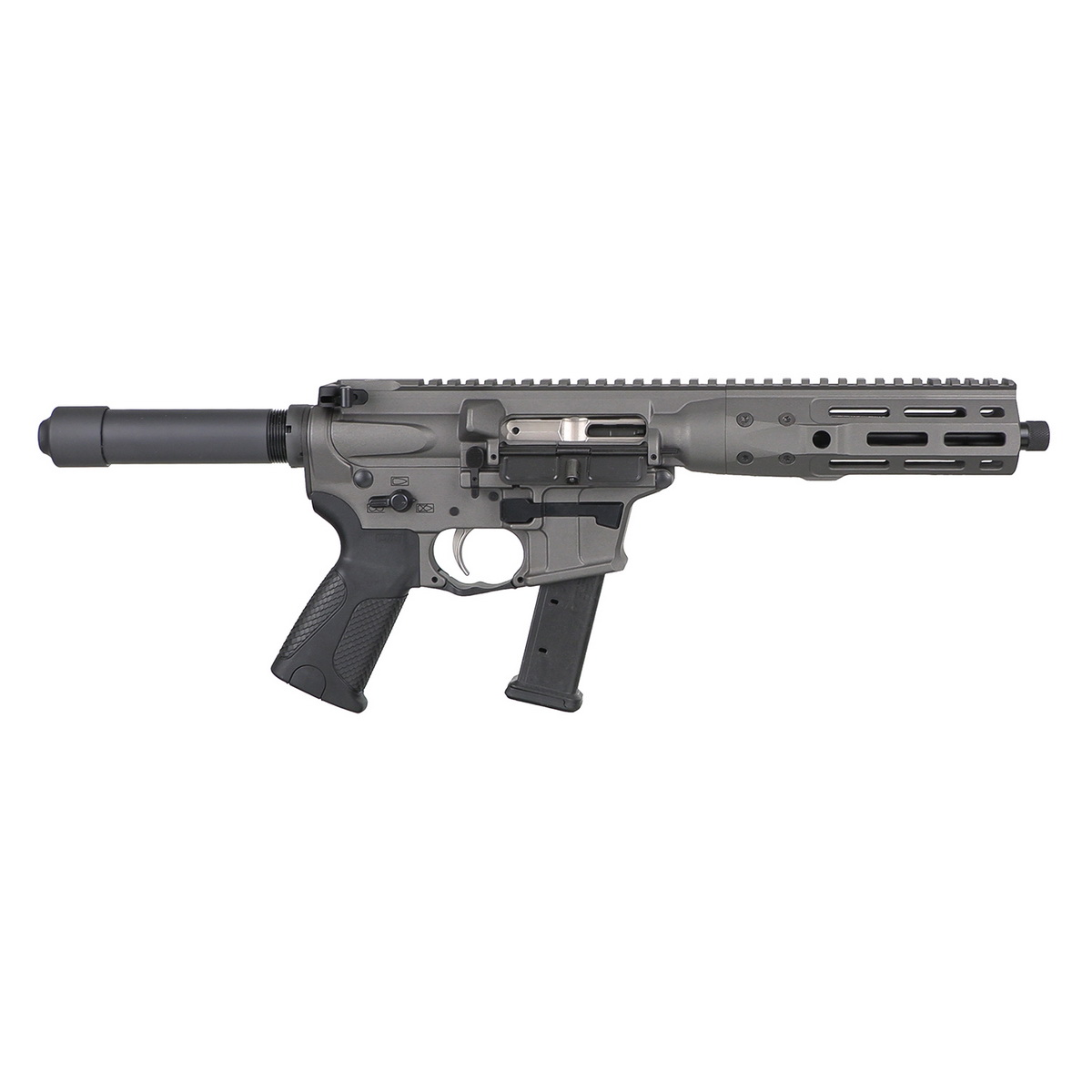 LWRC International IC-9 9mm 8.50" AR Pistol, Tungsten Gray - ICP9TG8 - Lwrc