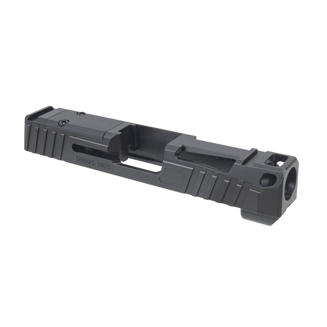 Sharps Bros Improved Stripped Slide Fits Sig Sauer P365/P365X - Black - Enhanced Slide for Precision and Modern Tactical Use - SB365-IMP - Sharps Bros