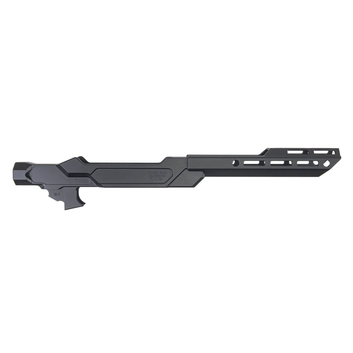 Sharps Bros Heatseeker Chassis/Forend Fits Ruger 10/22 Black - High-Performance Heatseeker Chassis and Forend for Ruger 10/22 - SBC07 - Sharps Bros